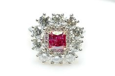 GIA 3.62ct Natural Argyle 1pp Fancy Vivid Pink Diamonds Platinum Engagement Ring - Talore Diamonds Fine Pearl Jewelry, Argyle Pink Diamonds, Argyle Diamonds, Platinum Engagement Ring, Engagement Ring Prices, Platinum Diamond Engagement Rings