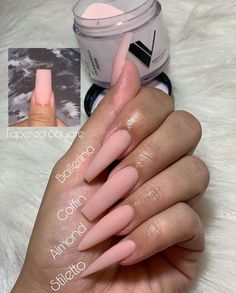 Nail Nude, Ballerina Nails Designs, Ten Nails, Unghie Nail Art, Acrylic Nail Shapes, Pointy Nails, Nail Techniques, Ballerina Nails, Pedicures