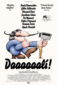 a movie poster for the film daaraai with a cartoon character holding a hammer