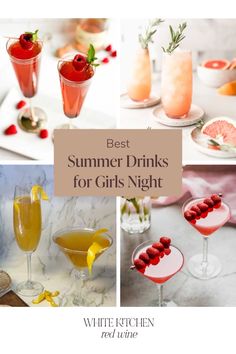 the best summer drinks for girls night