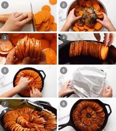 how to cook sweet potatoes in a cast iron skillet step by step photo instructions