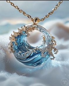 😊 Water Inspired Jewelry, Water Jewelry, Magic Jewelry, Ethereal Jewelry, Pretty Jewelry Necklaces, Estilo Hippie, Magical Jewelry, Jewelry Accessories Ideas, Classy Jewelry