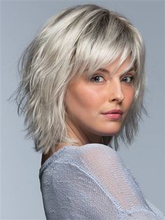 Effortless Bob, Feathered Bangs, Wig Outlet, Best Wig Outlet, Choppy Layers, Short Shag Hairstyles, Choppy Bob Hairstyles, Tousled Waves, Hair Medium