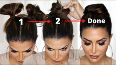 Easy Bun Fine Hair, Easy Hairstyles For Fine Medium Hair, Upstyles For Fine Hair, Fine Hair Upstyles, Updo Tutorials, Updos Easy, Simple Updo, Overnight Hairstyles, Alabama Travel