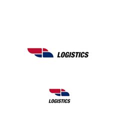 two logos with the words logistics on them