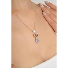 This stylish pendant necklace features a dazzling 18K gold setting, showcasing your choice of a vibrant pink or blue sapphire. The sapphire is accented by sparkling diamonds, adding a touch of brilliance. Whether you opt for the rich pink or deep blue hue, this elegant necklace is perfect for making a sophisticated statement. Sapphire stimulates concentration and reduces stress. This is a perfect Grandma Gift, Bridal Shower Gift, Mom Gift, Gift For Sister, Mother Daughter Gift, Bride To Be Gift, Bridesmaid Gift, Anniversary Gift, Friendsgiving Gift, Engagement Gift, Wedding Gift, Mother's Day Gift or any Holiday Gift for Mother, Sister, Daughter, Grandma, Fiancé, Girlfriend, Valentine, Family or Friend on your list.  PRODUCT DETAILS :-  Material - 18K Solid Yellow Gold Gemstone - Blue Sapp Luxury Sapphire Gemstone Diamond Necklace, Luxury Sapphire Necklace With Brilliant Cut, Fine Jewelry Sapphire Drop Necklace, Luxury Tanzanite Necklaces For Anniversary, Luxury Sapphire Diamond Pendant Necklace, Luxury Tanzanite Necklace With Brilliant Cut, Luxury Tanzanite Necklace For Anniversary, Luxury Sapphire Drop Jewelry, Luxury Oval Tanzanite Necklaces