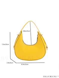 BagForLove - Neon Yellow Embossed Detail Hobo Bag - Sleek and Stylish Product Description Color Yellow Bag Size Small Type Hobo Bag Pattern Type Plain Closure Type Zipper Style Minimalist Coating 100% Polyurethane Composition 100% Polyurethane Material PU Leather Size Chart INCH CM Bag Length Bag Width Bag Height Handle Height 8.3 inch 2.4 inch 7.5 inch 9.8 inch Bag Length Bag Width Bag Height Handle Height 21 cm 6 cm 19 cm 25 cm Details Pictures Similar Products h2 { text-align: center; } /* æ¢è¡ */ li{ white-space: normal; word-break: break-all; word-wrap: break-word; } .red-box { width: 100%; display: flex; flex-direction: row; flex-wrap: wrap; justify-content: center; } .red-box > div { width: 190px; height: 250px; margin: 10px; } .red-box > div > a > img { width: 190px; height: 250p Tote Hobo Bag With Single Handle For Errands, Hobo Shoulder Bag With Single Handle For Errands, Single Handle Hobo Tote Bag For Errands, Yellow Shoulder Bag With Double Handle, Handheld Hobo Bag With Single Handle For Errands, Satchel-shaped Hobo Bag With Single Handle For Errands, Chic Yellow Hobo Bag With Large Capacity, Trendy Yellow Hobo Bag With Removable Pouch, Trendy Single Handle Hobo Bag For Errands