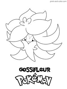 the pokemon coloring page is shown in black and white