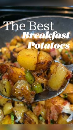 the best breakfast potatoes recipe on a spoon