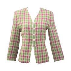 Genny multicoloured wool jacket totally made in italy in size M Wool Jacket, Made In, In Italy, Fashion Outfits, Italy, Wool, For Sale, Clothes