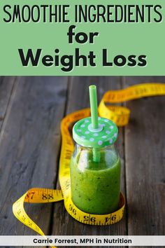 Smoothies can be a great addition to a weight loss plan, as they can be a quick and easy way to get a variety of nutrients without a lot of added calories. Here are some smoothie ingredients that may support healthy weight loss. Clean Eating Diet Recipes, Smoothie Cleanse, Increased Energy