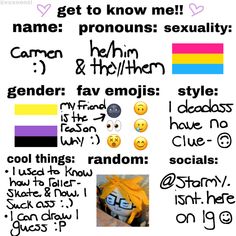 Get To Know Me Template About Me, Lgbtq Templates, Lgbtq Bingo Template, Lgbtq Acronym, Lesbian Stereotype Bingo, Asexual Spectrum Identities, About Me Template, Airplane Window View, Lgbtq Funny