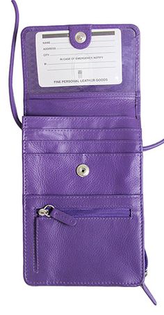 Purple Passport Holder Organizer Purple Leather Wallet For Gift, Purple Leather Rectangular Wallet, Purple Leather Wallet As Gift, Purple Leather Wallet As A Gift, Purple Leather Wallets For Gifts, Purple Rfid Blocking Wallets For Travel, Purple Rfid Blocking Travel Wallet, Purple Rfid Blocking Wallet For Travel, Purple Rfid-blocking Travel Wallet