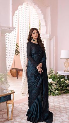 Actress Photography, Lover Dress, Asim Jofa, Fancy Sarees Party Wear, Desi Fashion Casual, Pakistani Fashion Party Wear, Beautiful Pakistani Dresses, Saree Designs Party Wear, One Peace