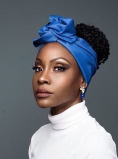 Azure Royal Blue Wire Headwrap allows you to shape it in any style and get ready in seconds. There are no special skills that is required, the wire inside gives you the confidence to create different looks and get totally stylish. Wire headwrap makes it easy to create various styles, look cool and stand out from the crowd. No more struggles wrapping, Size: Approximately 7 inches by 42 inches This is not pre-tied. Adjustable Chic Headband Headscarf, Chic Adjustable Headscarf Headband, Adjustable Blue Headwrap, Adjustable Blue Turban For Party, Elegant Adjustable Blue Headwrap, Blue Turban For Party, Fitted Blue Headband, Trendy Blue One Size Headwrap, Trendy Blue One-size Headwrap