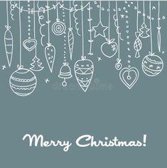 Chalk Drawn White Horizontal Border with Christmas Tree, Clouds, Text, Snow and Deer in a Jar. Happy New Year Theme Stock Vector - Illustration of collection, chalk: 62089200 Christmas Decorations Drawings, Doodle Simple, Backgrounds Illustration, Window Drawing, Christmas Backgrounds, Christmas Window Display