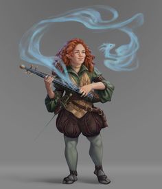 Halfing Bard (Joy) Halfling Bard, Dnd Halfling, Light Armor, Dnd Bard, Pathfinder Character, Heroic Fantasy, Fantasy Races, Arte Fantasy, Fantasy Rpg