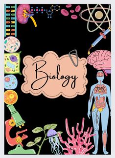 an image of biology on a black background