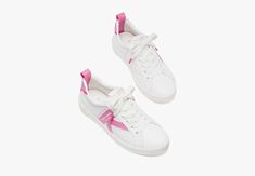 Say hello to your new everyday pair. Made from smooth leather these sporty sneakers feature our signature K logo along the sides. | Kate Spade K As In Kate Court Sneaker, True White/Carousel - 7.5 Spring Leather Sneakers With Logo, Spring Low-top Sneakers With Logo, Spring Lace-up Sneakers With Logo, Spring Logo Lace-up Sneakers, Kate Spade Lace-up Sneakers With Branded Insole, Casual Logo Sneakers For Spring, Kate Spade White Low-top Sneakers, Kate Spade White Sneakers For Spring, Kate Spade Casual Low-top Sneakers