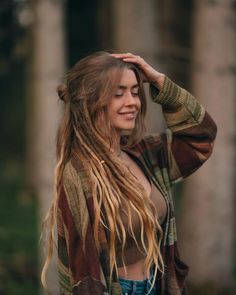 Dreads For White Women, Half Dreaded Hair, Style Manifestation, Women Dreadlocks, Partial Dreads, Dreadlocks Hairstyles, Dread Heads, Dreads Girl