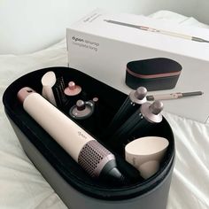 Dyson Air Wrap, Air Wrap, Daily Routine Planner, Dyson Airwrap, Hair Tool, Cream Aesthetic, Routine Planner, Pink Girly Things, Summer Glow