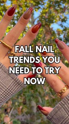 October Nails Matte, Nails Early Fall, Late Summer Early Fall Nails, Cute September Nails, Fall Nails Matte, Fall Nails Cute, Dark Fall Nails, Early Fall Nails, Nails Autumn