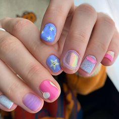 K Pop Nails, Makeup Nails Designs, Nail Art Disney, Cute Nail Art, Cute Nail Designs