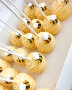 #zazzle #zazzlemade Bumble Bee Desserts, Honey Bee Baby Shower Ideas Boy, Bumble Bee Bridal Shower Ideas, Bees Cupcakes, Bee Desserts, Baby Shower Bumble Bee Theme, Bee Cupcake Toppers, Bumble Bee Cupcakes