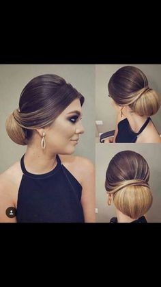 Sanggul Modern, Pageant Hair, Hair Upstyles, Elegant Wedding Hair, Hair Braid Videos, Pinterest Hair, Wedding Hair Inspiration, Low Bun, Hair Up Styles