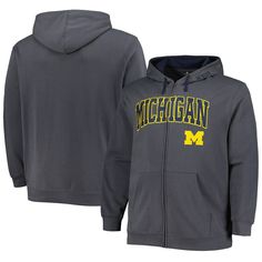 Layer up in a look fit for a true fan with this hoodie. With its bold Michigan Wolverines graphics across the chest complemented by an understated wordmark on the hood, this Colosseum full-zip piece has collegiate allegiance in spades. Thanks to this hoodie's fleece lining, you can keep warm with your Michigan Wolverines spirit. Sports Fan Hoodie With Double-lined Hood, Team Logo Hoodie For Fall In Fan Apparel Style, Team Logo Hoodie For Fall Fan Apparel, Team Logo Hoodie For Fall, Cotton Hooded Tops For Fan Gear, Collegiate Fleece Hoodie For Fan Merchandise, Collegiate Fleece Hoodie For Fans, Fleece Hooded Fan Apparel Tops, Hooded Fleece Tops For Fan Gear