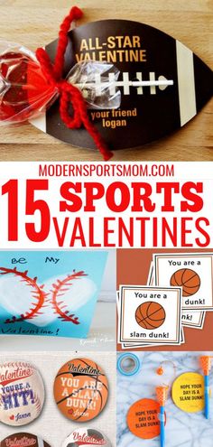 sports themed valentine's day gifts for kids and adults to make with their friends