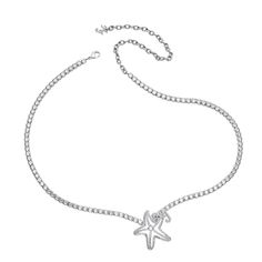 This sexy waist chain features a starfish inspired statement star and white diamonds.. Be prepared to make a stunning statement. This sex -Bonor plated platinum -60cm - 80cm Waist Chain, Be Prepared, White Diamonds, Starfish, Diamond White, Final Sale, Platinum, Diamonds, Chain