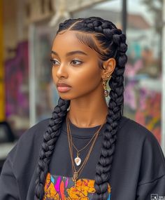 Braid With Curls, Storm Marvel, Twisted Braid, Black Hairstyle, Women Braids, Side Braid Hairstyles, Boho Twists