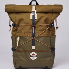 Рюкзак Sandqvist BAETIS Olive Sustainable Backpack, Rolltop Backpack, Commuter Backpack, Unique Backpacks, Outdoor Backpacks, Designer Backpacks, Nylon Bag, Everyday Bag, Bagpack