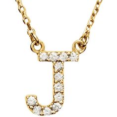 14K Rose Gold or 14K Yellow Gold or 14K White Gold Genuine Diamond Block Letter J Initial Alphabet Necklace 16 inches Custom Made Metal: 14K Gold Metal Stamp: 14KStone: 1/8 CTW Genuine DiamondChain Length: 16 inches Clasp: Spring Ring ClaspMeasurement:approximately 10.4mm x 6.4mm (0.41 inch x 0.25 inch) Comes Set With QUANTITY STONE 12 01.30 MM (01.24 - 01.40) Full Cut, I1 ROUND FULL CUT G-H GENUINE DIAMOND Images are enlarged to show details. Style: 54800 All sales are final. Letter J Necklace, Initial J, J Necklace, Diamond Image, Diamond Initial Necklace, Letter Charm, Initial Pendant Necklace, Letter J, Diamond Chain