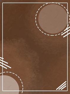 a brown background with white lines and circles