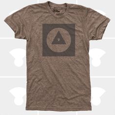 Men's TShirt Explorer Icon (Men), American Apparel T-Shirt S,M,L,Xl,Xxl, Travel, Road Trip, Bauhaus, Brown Cotton Top With Graphic Design, Brown Crew Neck T-shirt With Graphic Design, Brown Cotton Graphic Design T-shirt, Icon Tshirt, Road Trip Summer, Travel Road Trip, Tshirt For Women, One Logo, Adventure Shirt