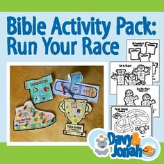 the bible activity pack for kids to run your race