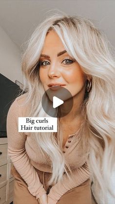 Curled Extensions Hairstyles, Long Hairstyles For Volume, Loose Wave Long Hair, How To Create Big Loose Curls, Long Hair With Big Curls, Big Soft Curls Medium, How To Do Big Curls For Medium Hair, How To Get Big Voluminous Curls, Curling Styles For Long Hair