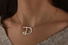 Initial Necklace for Women, Large Initial Necklace Customize Jewelry Personalized Necklace Name Necklace, Initial Letter Necklace Gift #charmnecklace #choker #personalizednecklace #customnecklace #necklace #personalizedjewelry #customjewelry #pendant #birthdaygift #valentinedaygift #giftforher #namenecklace #initialnecklace #letternecklace #danglenecklace Elegant Jewelry With Letter Print For Gift, Silver Name Necklace With Initial Pendant And Letter Print, Silver Initial Pendant Necklace With Letter Print, Silver Initial Pendant Name Necklace With Letter Print, Elegant Stainless Steel Initial Pendant Necklace, Trendy Personalized Initial Necklace, Elegant Customized Initial Necklace As Personalized Gift, Elegant Customized Initial Necklace Gift, Customized Silver Initial Pendant Necklace