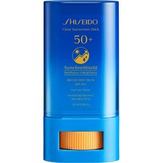 Shiseido Clear Sunscreen Stick SPF 50+ | Ulta Beauty Clear Sunscreen, Protector Solar Facial, Sunscreen Stick, Suncare, Sunscreen Spf 50, Best Sunscreens, Licorice Root Extract, Protector Solar, Face Sunscreen