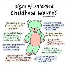 Childhood Wounds, Mental Health Facts, Mental Health Therapy, Inner Child Healing, Mental Health And Wellbeing, Emotional Awareness, Therapy Worksheets, Mental And Emotional Health, Shadow Work