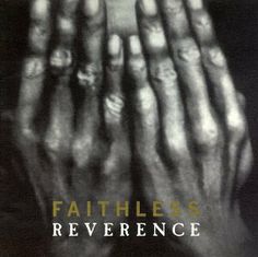 a book cover with hands covering their face and the words, faithless revernce