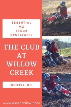 an image of the club at willow creek with two people on dirt bikes and text that reads essential mix spotlight