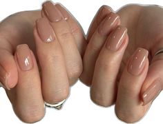 Manicured Nails, Beige Nails