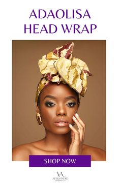 Shop this "Adolisa" ankara african print headwrap and style it in various ways! Earth Tone Colors, Head Wrap