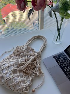 Handmade Cotton Mesh Bag Stylish and Functional Boho Style Macrame Bag Sustainable Production - Etsy Ukraine Bags Macrame, Macrame Bag, Eco Bag, Mesh Bag, Boho Style, Crossbody Bags, Boho Fashion, Macrame, Ukraine