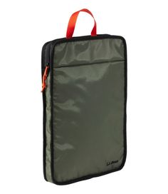 an image of a zippered pouch on a white background with red handles and straps