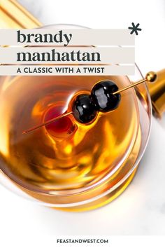 Mixing up twists on classic cocktails brings me so much joy, and this Brandy Manhattan is one of my recent favorites. If you enjoy experimenting with timeless cocktails too, this one deserves a spot in your rotation! https://feastandwest.com/brandy-manhattan/