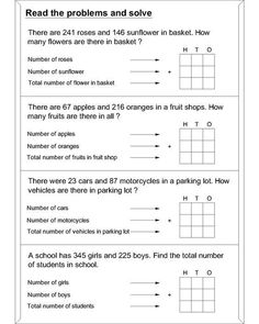 worksheet showing the number and percentage of flowers